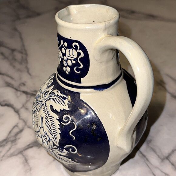 Geritz Gerz West Germany Wine Pitcher Pottery Stoneware 7.5x6" - Picture 9 of 10